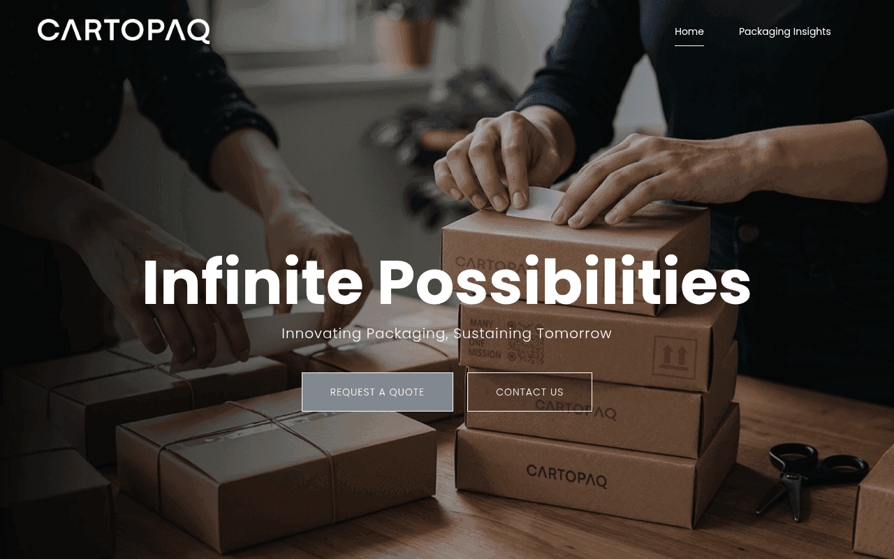 Screenshot of cartopaq.com