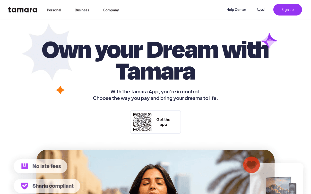 Screenshot of tamara.co