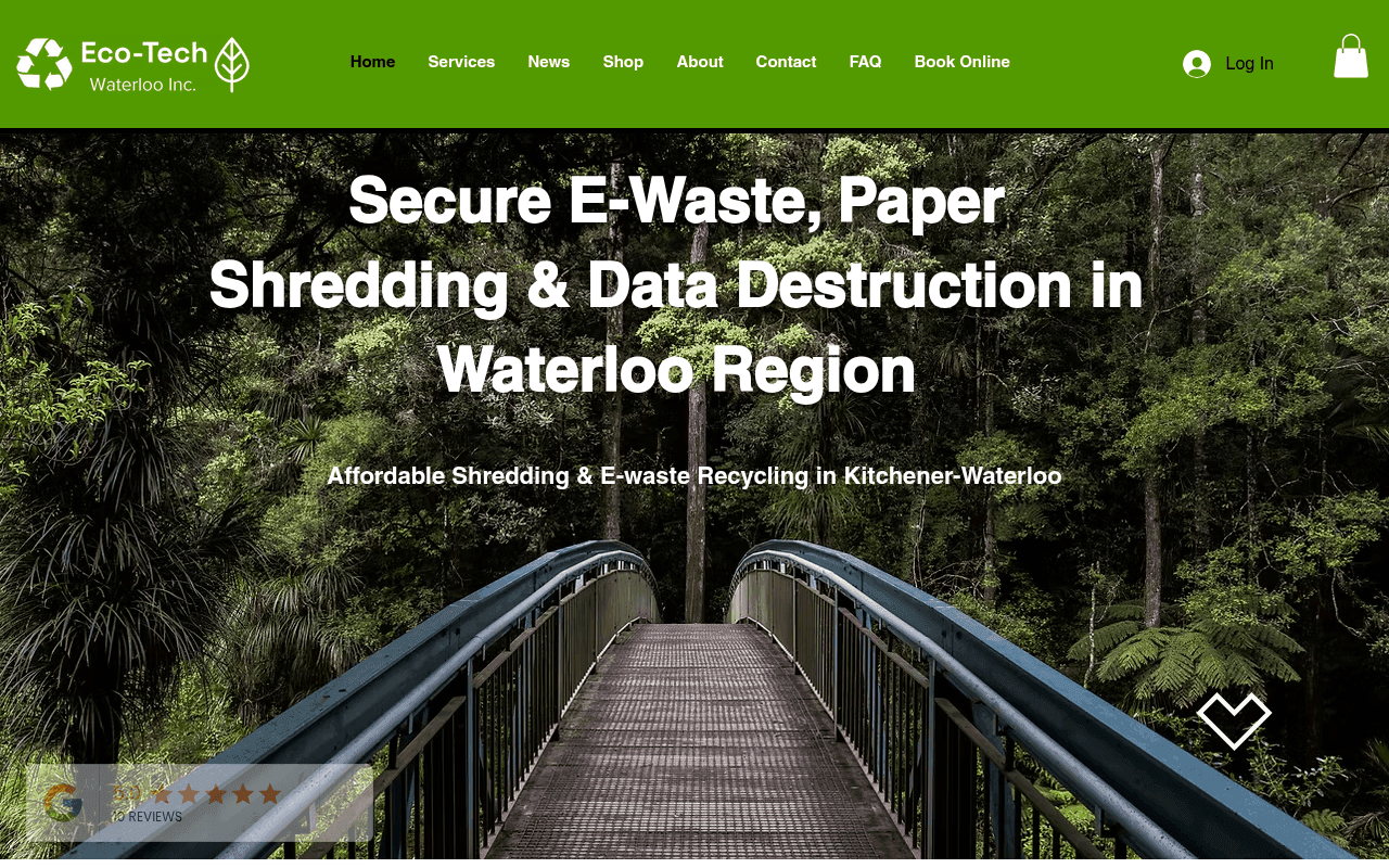 Screenshot of eco-techrecycling.com