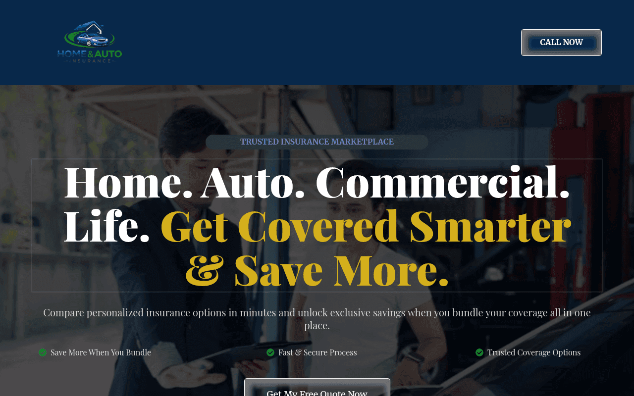 Screenshot of theinsurancefinder.ca
