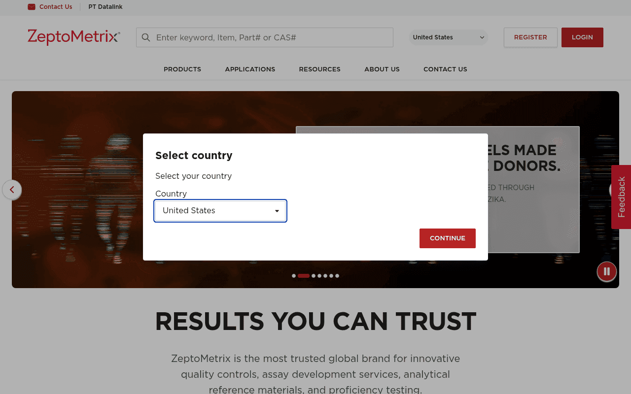 Screenshot of spex.com
