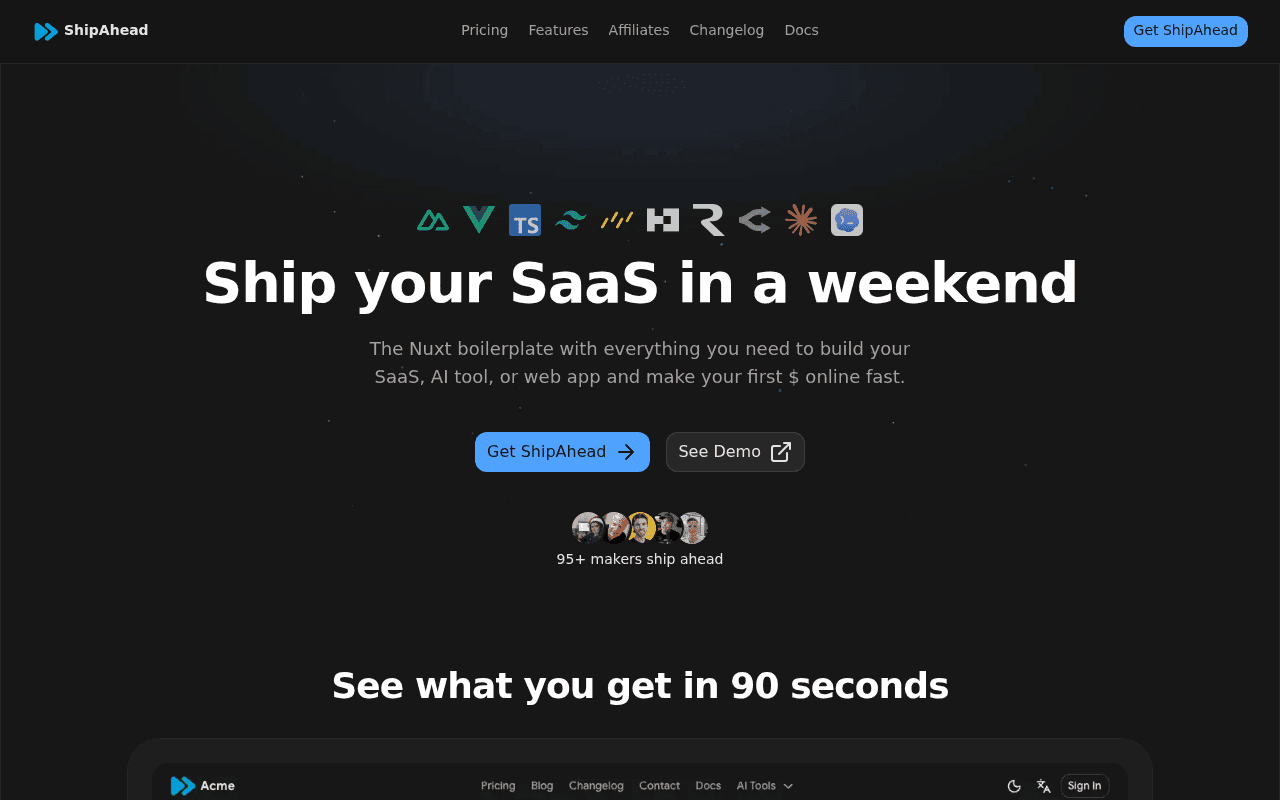 Screenshot of shipahe.ad