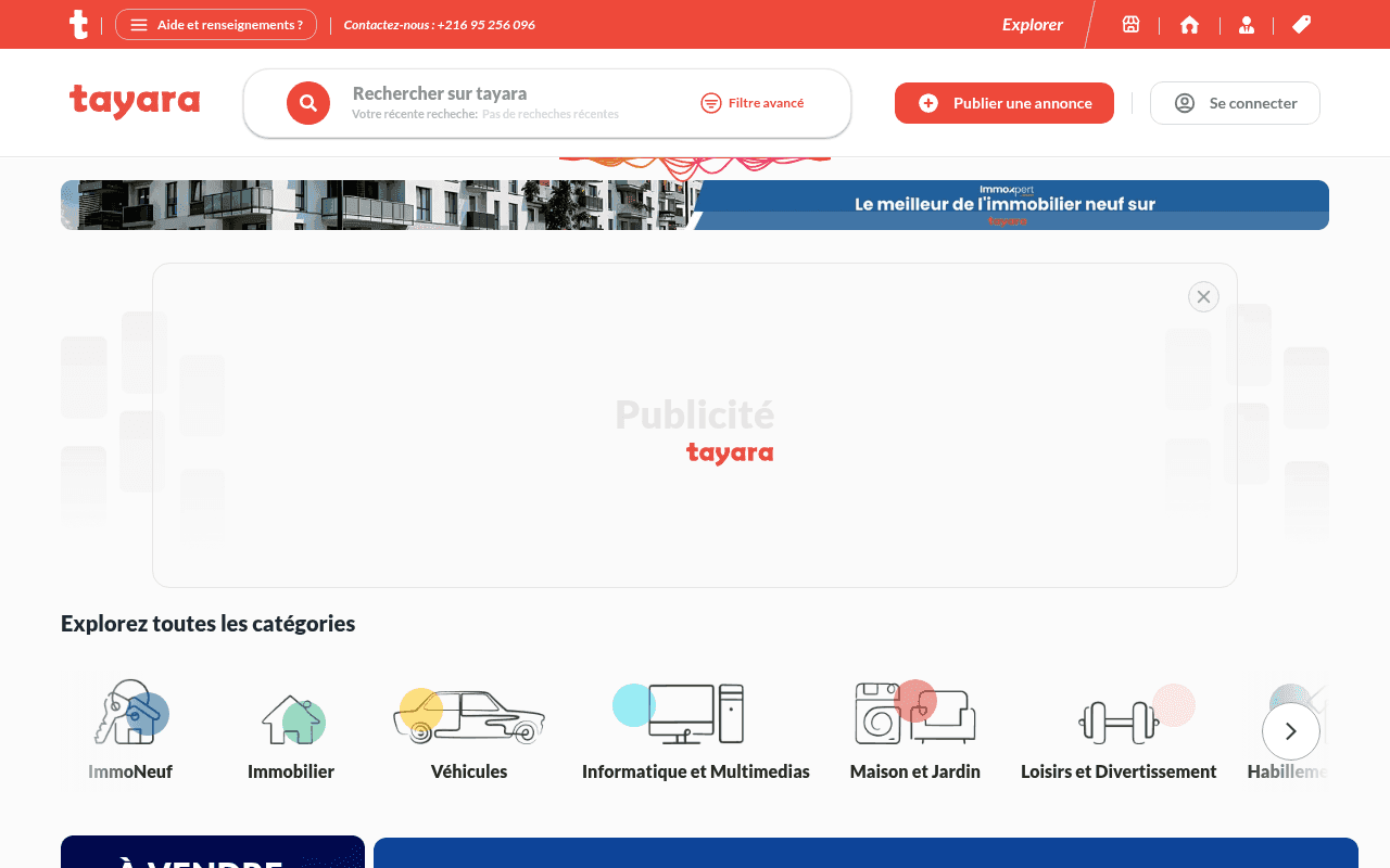 Screenshot of tayara.tn