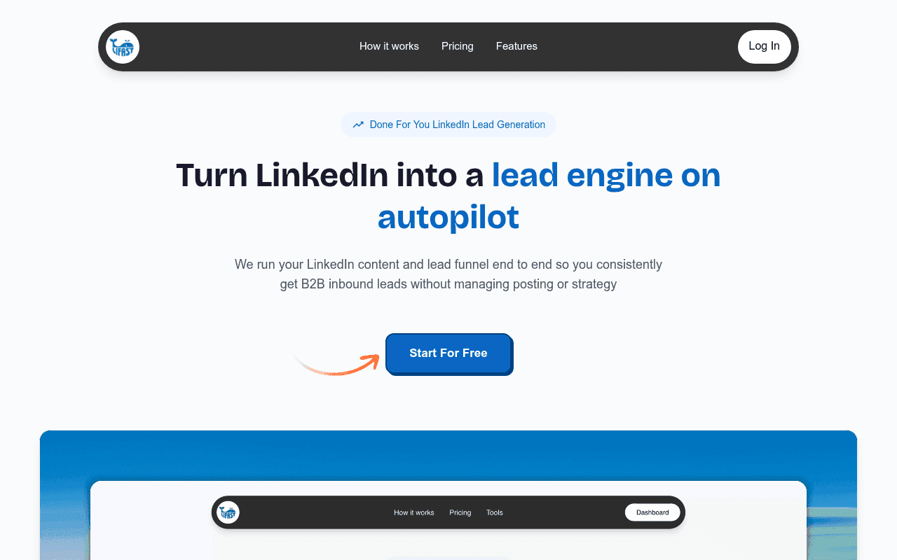 Screenshot of lifa.st